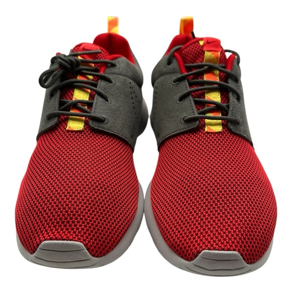 Nike Roshe Run‎ Running Shoes Mens 8.5 Chilling Red Pewter Crimson 511881-608 - Picture 4 of 10